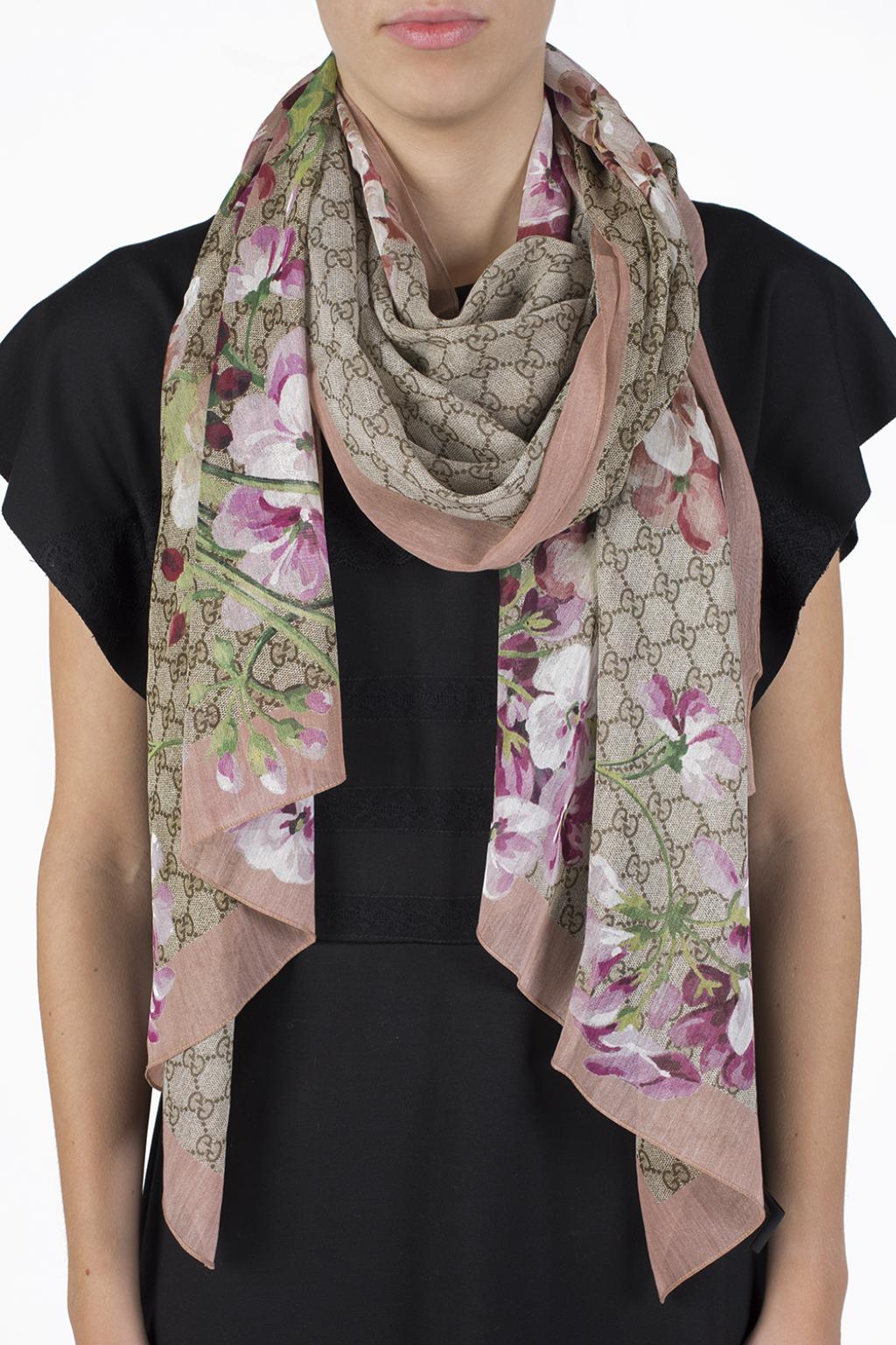 Gucci 'Blooms' printed scarf | Women's Accessories | Vitkac